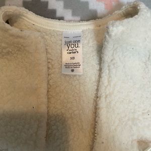 New born fur vest